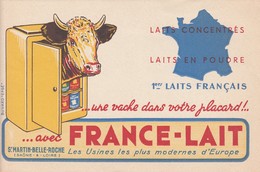 71 - BUVARD PUBLICITAIRE  FRANCE-LAIT à Saint-MARTIN-BELLE-ROCHE - 027 - Zwieback