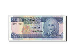 Billet, Barbados, 2 Dollars, Undated (1980), KM:30a, NEUF - Barbades