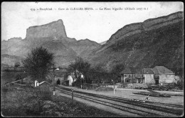 38 CLELLES MENS, Le Mont Aiguille, GARE, Voie Chemin De Fer,  - 934, écrite En 1942 - Clelles