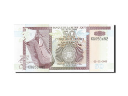 Billet, Burundi, 50 Francs, 1993-1997, 2005-02-05, KM:36e, NEUF - Burundi