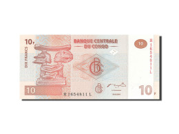 Billet, Congo Democratic Republic, 10 Francs, 2003, 2003-06-30, KM:93a, NEUF - Demokratische Republik Kongo & Zaire