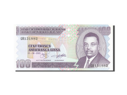 Billet, Burundi, 100 Francs, 1993-1997, 2001-08-01, KM:37c, NEUF - Burundi