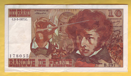 BILLET FRANCAIS - 10 Francs Berlioz 3-3-1977 SUP - 10 F 1972-1978 ''Berlioz''