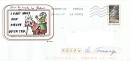 "Portraits De Régions" - 2005 - Enveloppe Illustrée "Sur La Route Du Patois"- Agrément 809 - Prêts-à-poster:private Overprinting