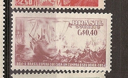Brazil ** & 200 Years Of The Birth Of Admiral Manuel Barroso Da Silva 1954 (590) - Ungebraucht