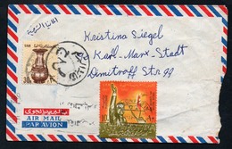 3172 - Alter Brief Beleg - Alexandria - Karl Marx Stadt - Luftpost Air Mail Gel 1967 - Cartas & Documentos