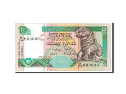 Billet, Sri Lanka, 10 Rupees, 2001, 2001-12-12, KM:115a, NEUF - Sri Lanka