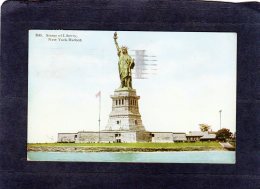 67310    Stati  Uniti,  Statue Of  Liberty,  New York  Harbor,  VG  1918 - Statue Of Liberty