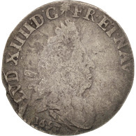 Monnaie, France, Louis XIV, 4 Sols Aux 2 L, 4 Sols 2 Deniers, 1693, Lille, B - 1643-1715 Louis XIV The Great