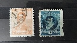 RARE 5+12 BOLIVAR CENTAVOS ARGENTINA USED STAMP TIMBRE - Usados