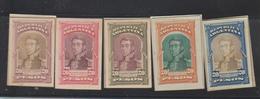 E)1910 ARGENTINA, GENERAL JOSE DE SAN MARTIN, FULLSET, CARD BOARD PROOFS, XF - Colecciones & Series