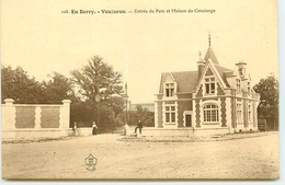 Delcampe - DEP 18 VOUZERON ENTREE DU PARC ET MAISON DU CONCIERGE - Vouzeron