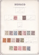 Monaco - Collection Vendue Page Par Page - Timbres Oblitérés / Neufs */** (avec Ou Sans Charnière) - B/TB - Usati