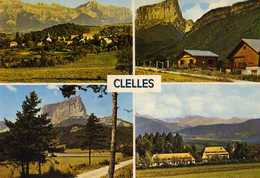 38 CLELLES Vue Generale Quartier Des Hormes Le Mont Aiguille Colonie De Vacances CEGEDUR - Clelles