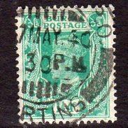 Burma GVI 1938-40 1½a. Turquoise-green, Used, SG 23 (D) - Birmania (...-1947)