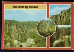 Rathen - Mehrbildkarte 7   Basteigebiet - Rathen