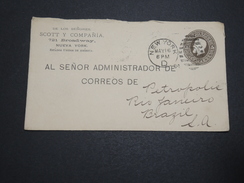 ETATS UNIS - Entier Postal De New York Pour Le Brésil En 1916  - A Voir - L 6179 - 1901-20