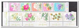 Japan 2008, Postfris MNH, Flowers ( 1 Stamp In Strip Is Folded ) - Unused Stamps