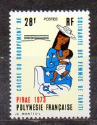 POLYNESIE  Timbre Neuf * De 1973 (ref4536 )  Enfance - Ungebraucht