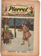 Pierrot Journal Des Garçons N°43 Tempête De Neige - Parlons D'aviation Les Raids Transatlantiques De 1933 - Pierrot