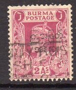 Burma GVI 1947 Interim Government 2a. Overprint, Used, SG 73 (D) - Burma (...-1947)