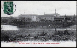 38 ROYBON, Abbaye De Chambarand, Vue Côté Sud Ed Charvin, Dos Divisé, Voyagé En 1907, Pli Inf Droit - Roybon