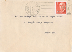 23035. Frontal MADRID 1960. Fechador Rodillo Mudo Madrid Central - 1951-60 Briefe U. Dokumente