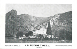 Le Buis-les-Baronnies (Drôme) - Pension De Famille, A La Fontaine D'Annibal 1930 - Carte R.C. Nyons - Buis-les-Baronnies