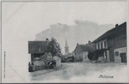 Palezieux - L'Eglise - Animee Brunnen Mit Pferd - Photo: Klausfelder Freres - Palézieux