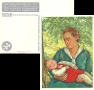 Bundesfeier Karte 70  "Mutter Mit Kind"              1939 - Ongebruikt