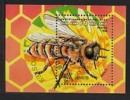 CONGO 1994, 1 PETIT BLOC ABEILLE, OBLITERE. R710 - Honeybees