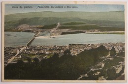 PORTUGAL - Viana Do Castelo Panorama Da Cidade E Rio Lima (1935) - Viana Do Castelo