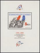 Czechoslovakia / Stamps (1989) 2896 A: 200th Anniversary Of The Storming Of The Bastille (1789); Painter: Ivan Schurmann - Révolution Française