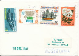 Bulgaria Cover Sent Air Mail To Netherland 10-12-1981 - Covers & Documents