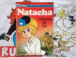 BD Natacha Hotesse De L'air - Walthéry - Publicité (1973) - Natacha