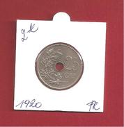 25 Centiem 1920 Frans Prachtig - 25 Cents