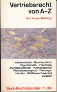 Buch: Niebling: Vertriebsrecht Von A-Z Beck-Rechtsberater 1991 146 Seiten - Law