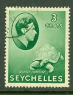 Seychelles: 1938/49   KGVI    SG136     3c   Green   Used - Seychelles (...-1976)
