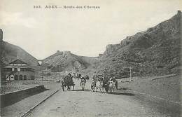 A-17-1662  :  YEMEN.   ADEN . ROUTE DES CITERNES - Yémen