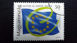 Ungarn 4542 Oo/used, 50 Jahre Europarat - Gebruikt
