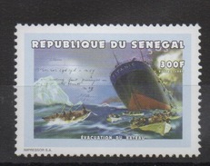 Sénégal 1999 - Mi. 1773  300 F Titanic Evacuation Du Bateau Boot Boat Ship Navire Shipwreck Neuf ** MNH RARE Scarce - Senegal (1960-...)