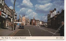 CP - THE HIGH ST - LEIGHTON BUZZARD - KN 1418 - KINGSLEY - Andere & Zonder Classificatie