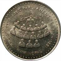 NEPAL PARLIAMENT SESSION 1991 COMMEMORATIVE COIN NEPAL 1991 KM-1062 UNCIRCULATED UNC - Nepal