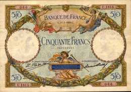 FRANCE 50 FRANCS Du 11-2-1928 L O M  Pick 77a  F 15/2  XF/SUP - 50 F 1927-1934 ''Luc Olivier Merson''