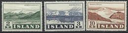 ISLANDE N° 274 à 276 Neufs Avec Charnière 1957 - Nuovi