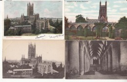 Angleterre - Gloucestershire - Gloucester  - 4 Cartes - Achat Immédiat - Gloucester