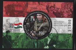 HUNGARY - 2016. SPECIMEN S/S - 60th Anniversary Of The 1956 Hungarian Revolution - Gebraucht