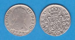 CARLOS III (1.759 - 1.788)  2 REALES  Plata  Sevilla  Réplica  DL-12.040 - Prove & Monete Ribattute