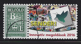 HUNGARY - 2016.  SPECIMEN Personalized Stamp With "Belföld" - Innovative Solutions 2016 : SENDER = E-Postcard Service - Usati