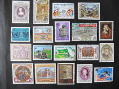 Autriche : 19 Timbres Oblitérés - Collections